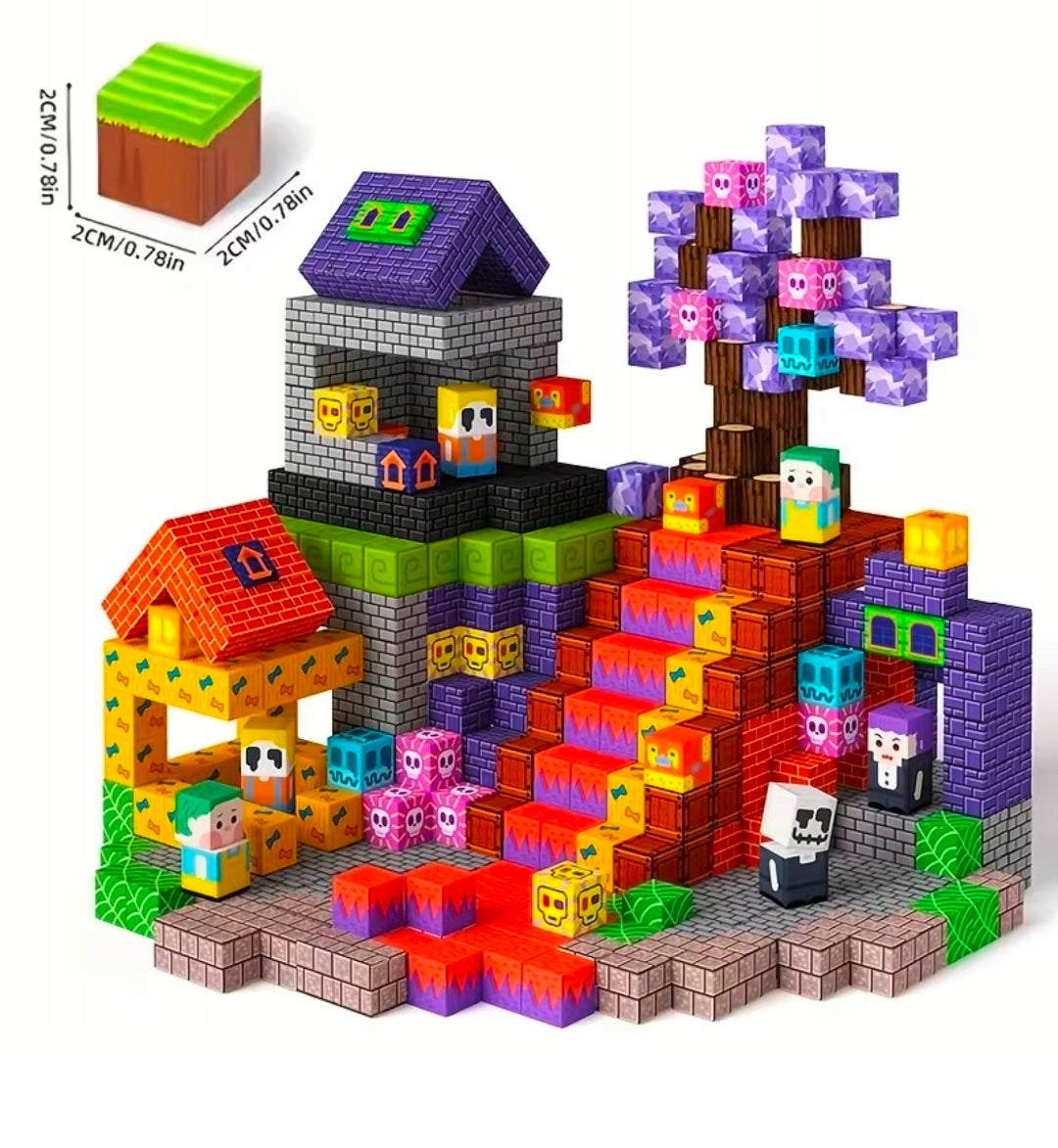 Klocki Magnetyczne 100 el. – Zestaw na PREZENT!