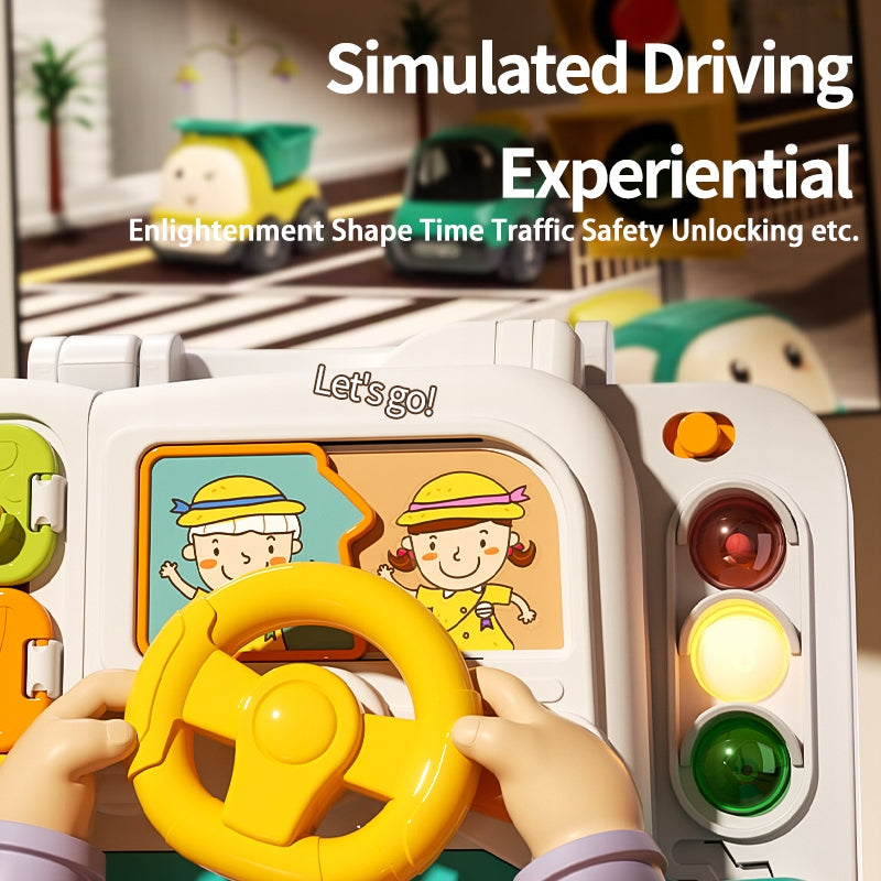 Montessori 63w1 – Edukacyjna Tablica Sensoryczna 3D Światła, dźwięki