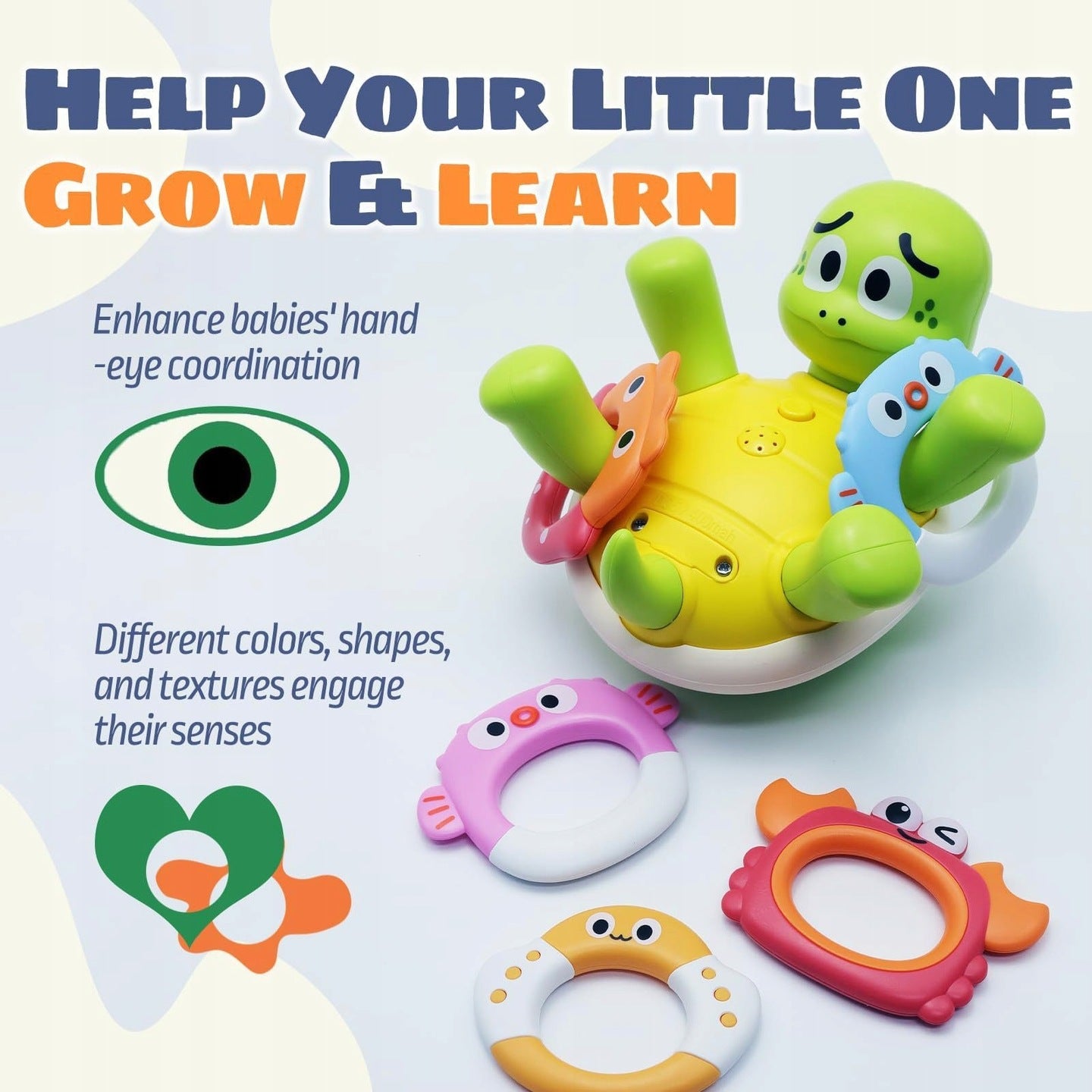 Fontanna Żółwik – Zabawka do Kąpieli i Zabaw Wodnych 2x1