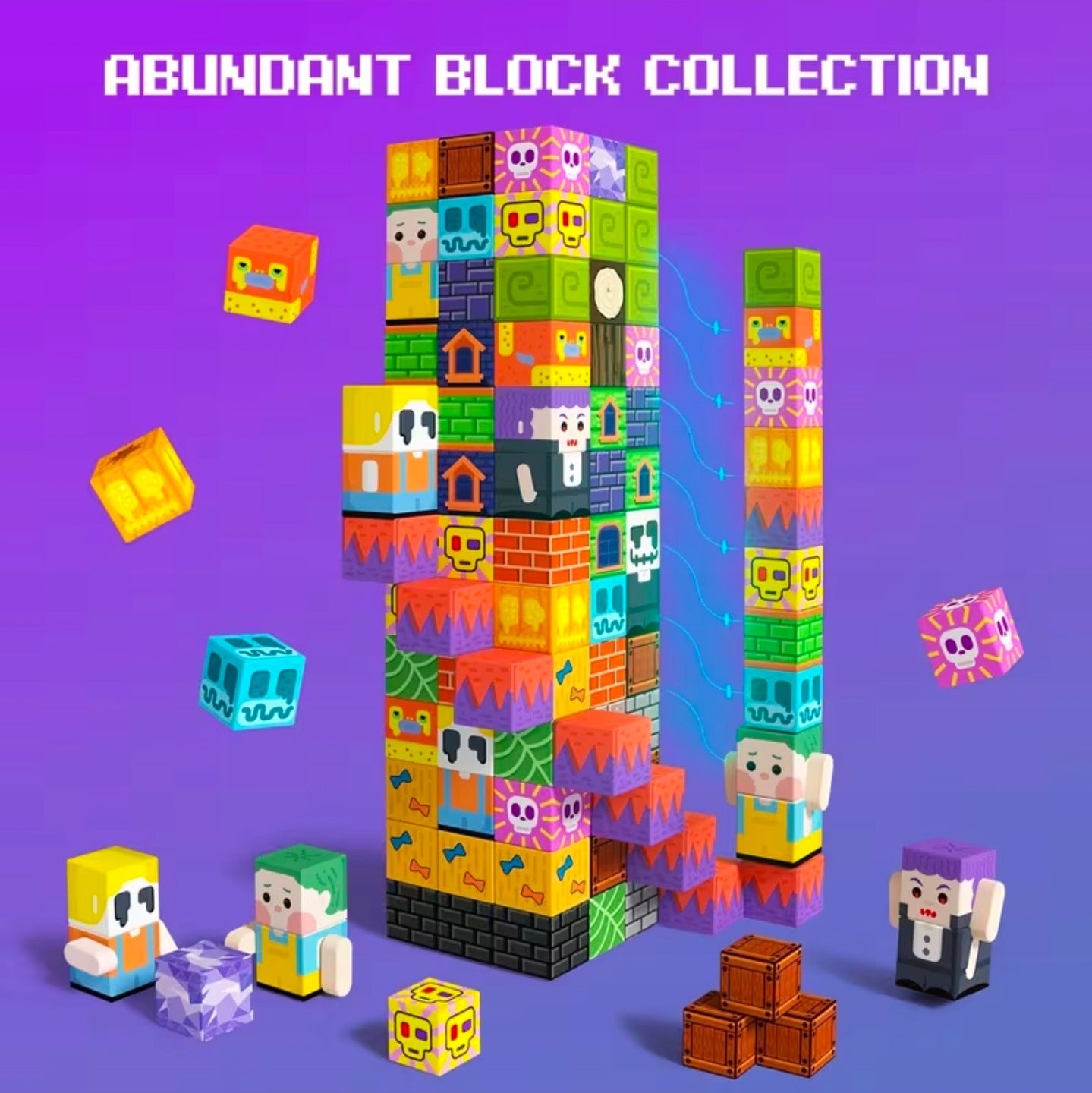 Klocki Magnetyczne 100 el. – Zestaw na PREZENT!