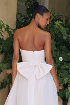 Strapless Bridal Ball Gown Wtih Tulle