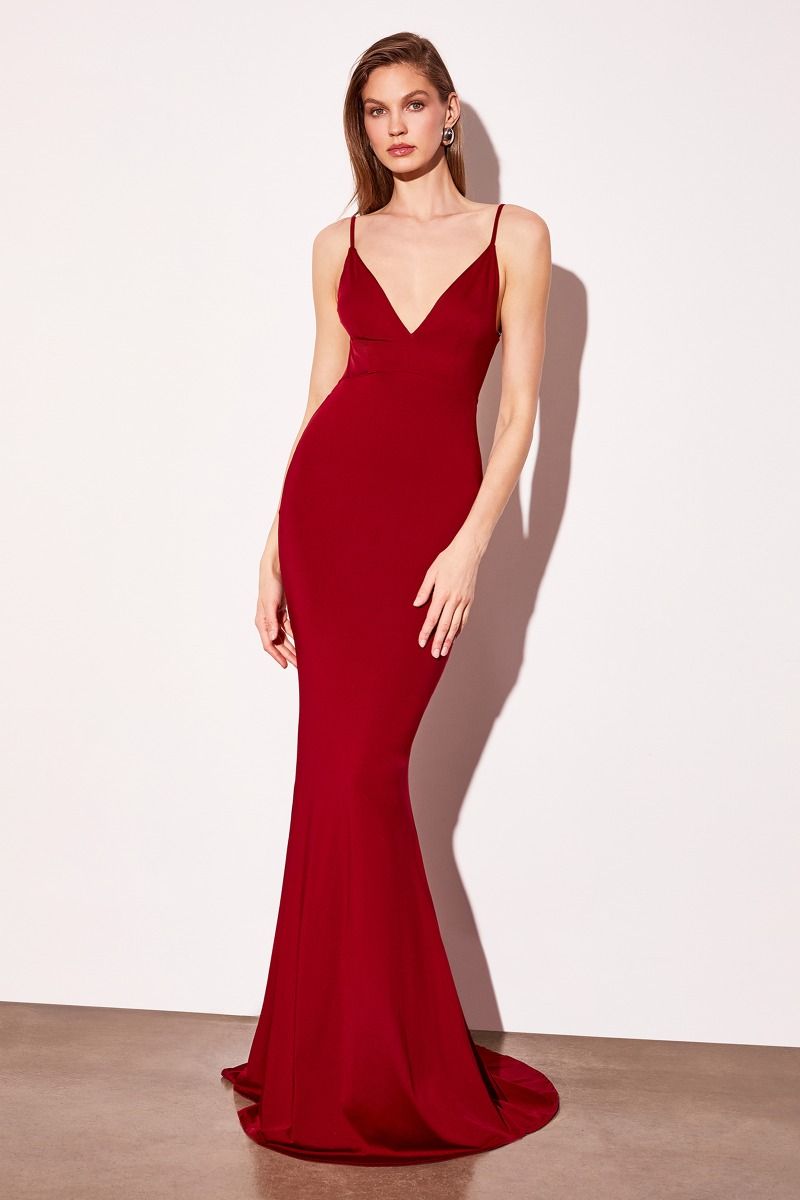 Mermaid Dress With Spaghetti Straps