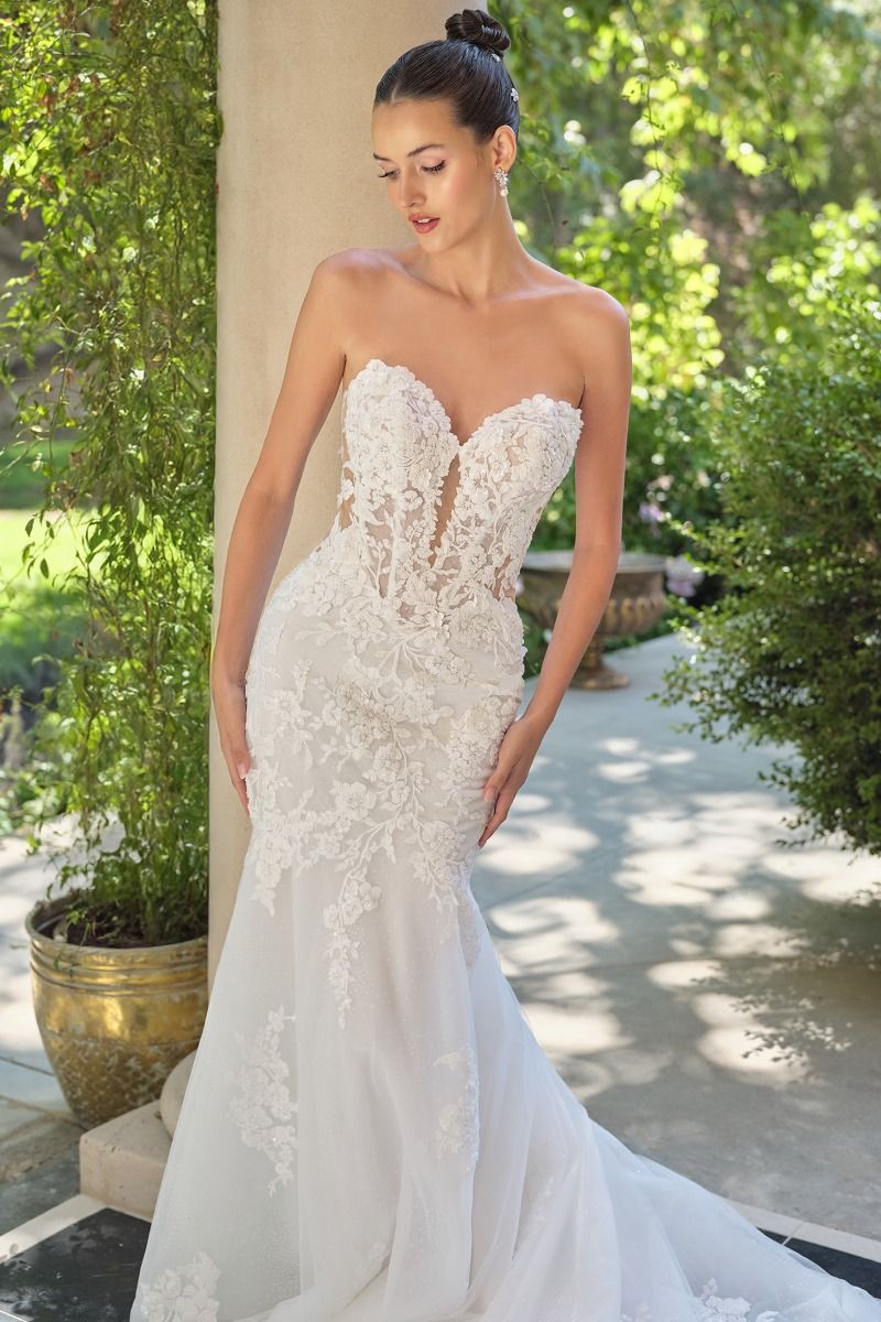 Strapless Mermaid Bridal Gown & Sleeves