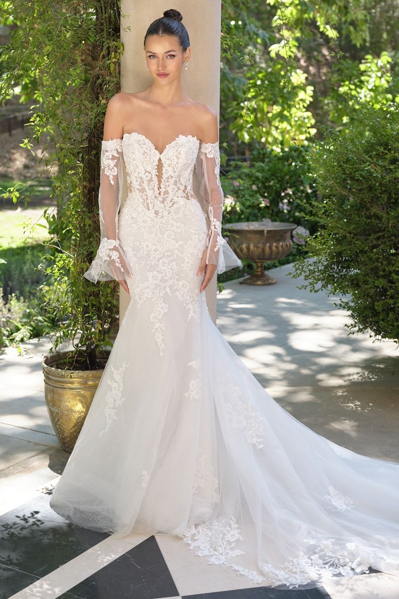 Strapless Mermaid Bridal Gown & Sleeves